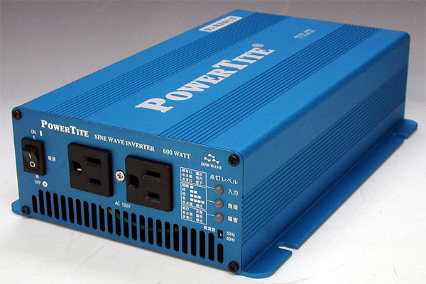 POWER TITE製 高性能サイン波インバーター FI-S603 12VDC