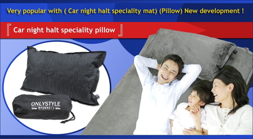 With Very popular (Car night halt speciality mat) Pillow !