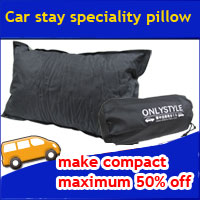 Pillow for car night halt mat