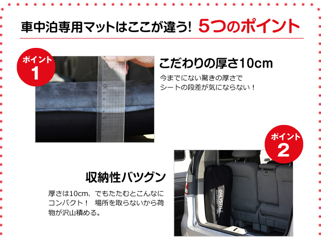 こだわりの厚さ10cm、収納性バツグン