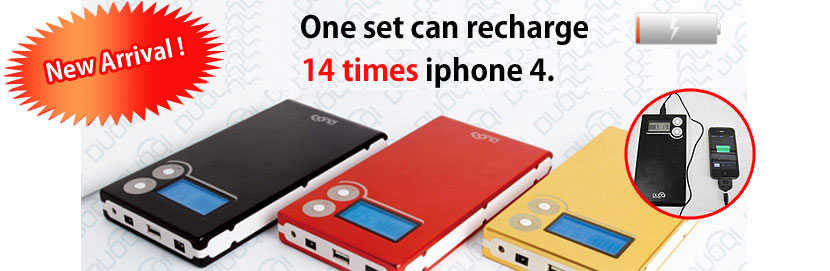 New Arrival ! One set can recharge 14 times iphone !